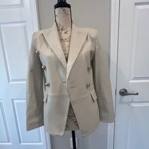 Chic Soft Leather Blazer